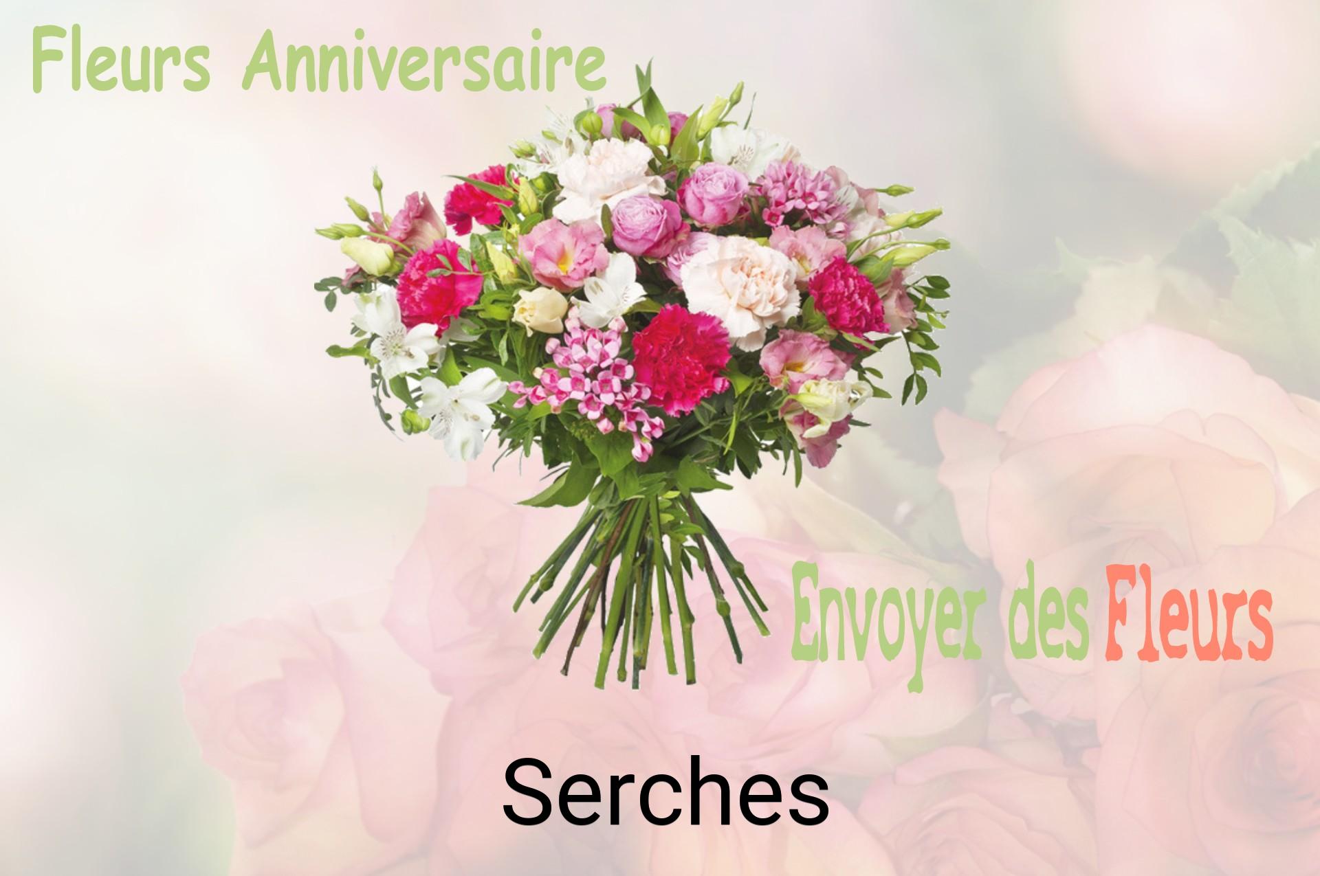 Bouquet de fleurs d’anniversaire livré à Serches